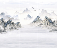 Polished New Sea River Rock Slab