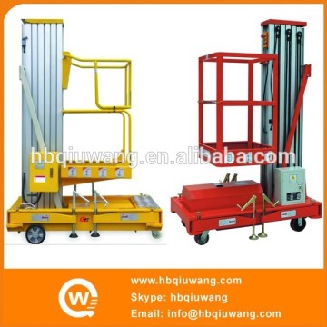 Hydraulic vertical telescopic portable platform ladder