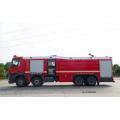 Benz 8X4 6000L water fire engine truck