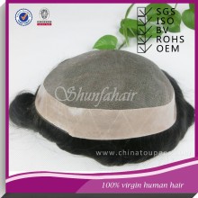 Toupee , hair system, hair replacement factory in Qingdao China