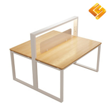 Modern Metal and Wood Library Reading Table Set