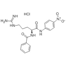 Benzamide,N-[(1S)-4-[(aminoiminomethyl)amino]-1-[[(4-nitrophenyl)amino]carbonyl]butyl]-,monohydrochloride (9CI) CAS 21653-40-7