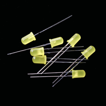 High Bright 5mm Diffused Yellow LED Heavy Diffused