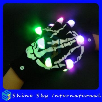 Top Quality New Products Ball Bearing Massage Led Flashing Gloves