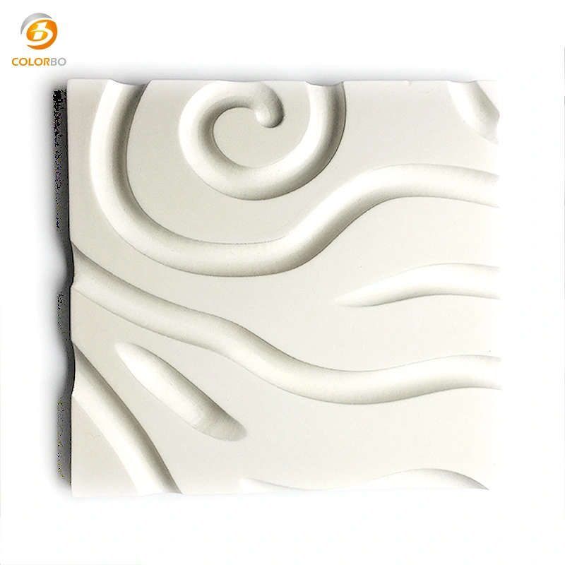 Hot Sale Wave Series 3D MDF Interior Decorative Panel for Wall