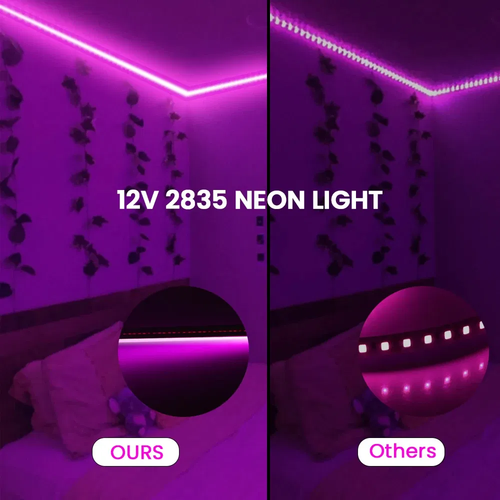 Waterproof Flexible Neon Light Strip 5m SMD 2835 Outdoor Signs