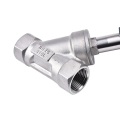 SS316l Air Connect Female Thread Angle Seat Valve