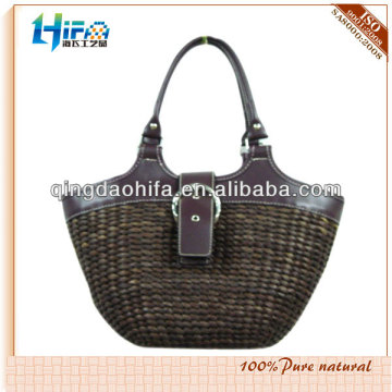 HIFA Cornhusk Straw Handbag Fashion Lady Staw Bag