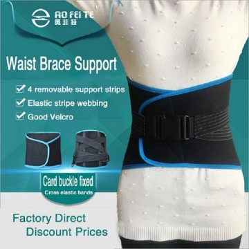 Breathable waist support magnet in waist support