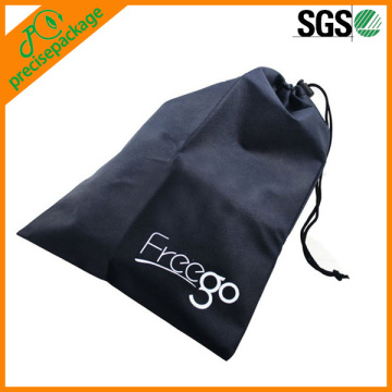 Cheap printed non woven drawstring shoes bags