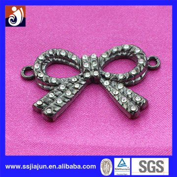 metal rhinestone jewellery tag