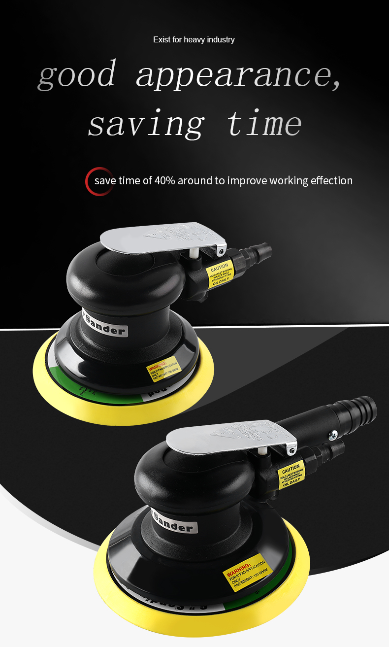 central vacuum pneumatic polisher air orbital sander for car