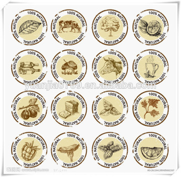 cutom printed peell off labels for fresh fruit marking