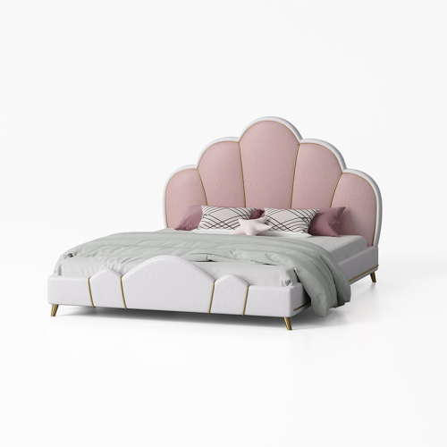 Ελκυστικό θαυμάσιο σταθερό ανθεκτικό ροζ παιδικό κρεβάτια