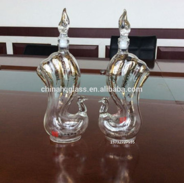 christmas absinthe glass bottle as gift