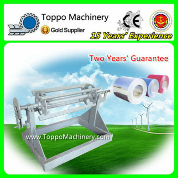 Manual Prepainted Steel Coil Uncoiler Machine