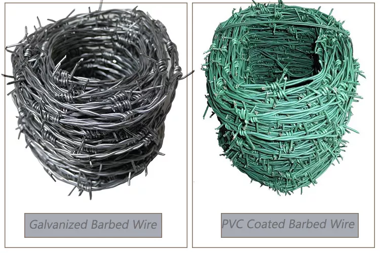 14guage Galvanized barbed wire price per roll