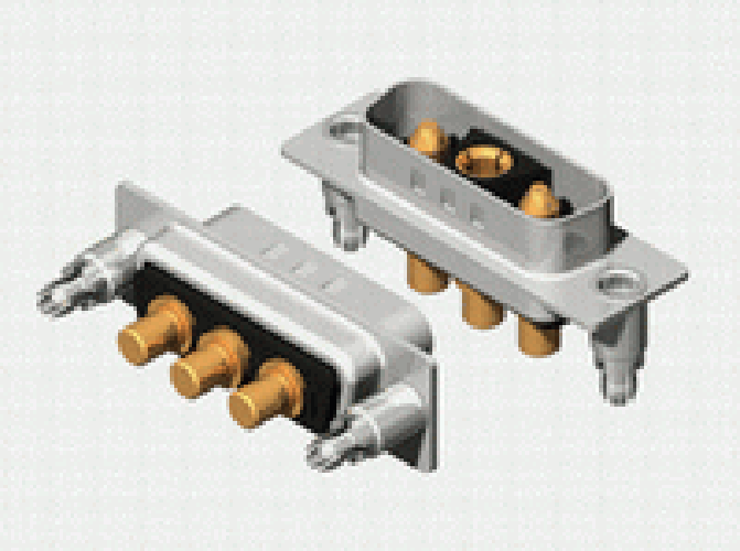 Connecteur d'alimentation mâle SUB 3V3 180 ° à souder