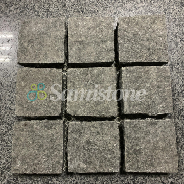 Samistone G684 Natural Granite Black Block Pavers