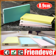 8000mah slim portable power bank