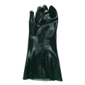 Guantes recubiertos de PVC verde Acabado liso 35 cm