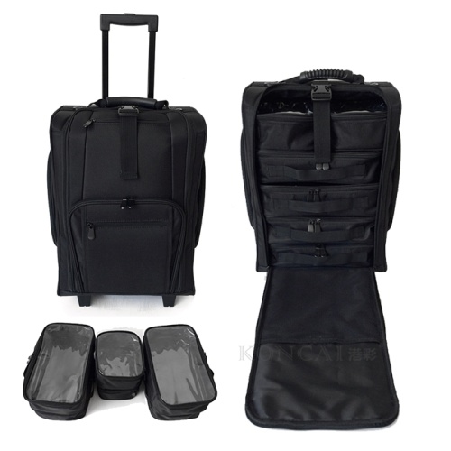 High Quality Nylon Finish Pilot Beauty bag on wheels