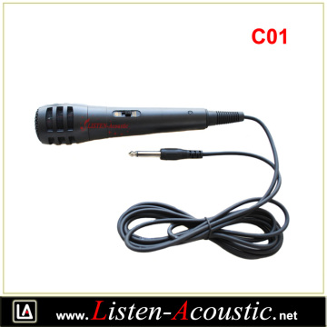 C01 Dynamic Handheld Magic Karaoke Wire Microphones