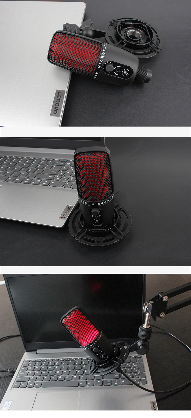 2021 OEM Small Diaphram Condenser USB Mic For Live Show