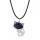 Collier Fox de Luck Amethyst pour les femmes Men Guérisse Énergie Animal Pendant Jewelry Cadeaux