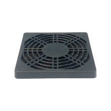 90mm Black Industrial Plastic Ceiling Air Grille with Fan Guard