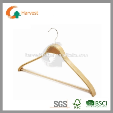 wooden laminated coat hangers