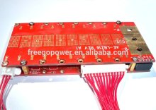 lithium-ion lifepo4 LED digital battery management system BMS 48v