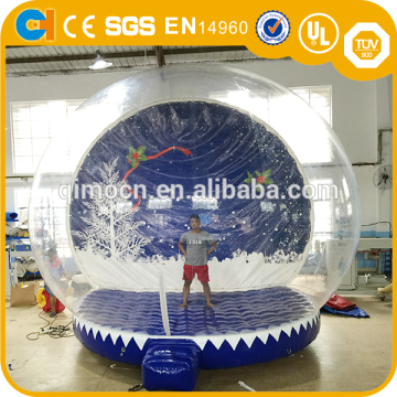 Holiday inflatable snow globes,christmas inflatable snow globe