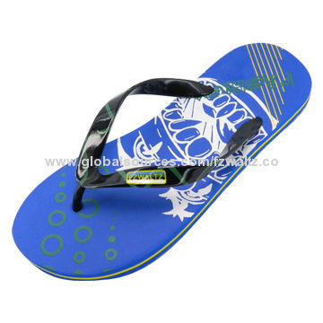 Fashionable Beach Designs Men's Slippers, Various Colors to Choose
