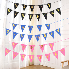 Gilding Letters Pennant Banner Flag Decoration
