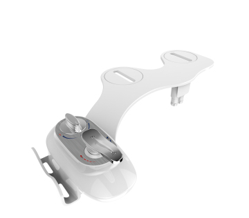 Super Slim Mechanical Bidet Attachment with Phone Holder