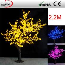 2.2m LED Yellow Cherry Tree Light