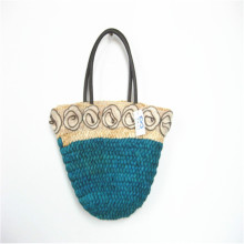 China supplier maize straw weave ladies handbags