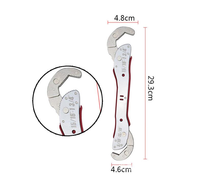 Multi-Function Spanner Universal 9-45mm Wrench Pipe Home Tool Adjustable Magic socket Wrench