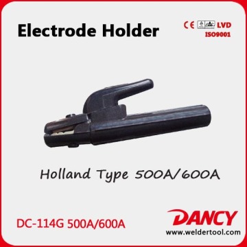 Código de tipo de Holanda 500A 600A pinza de electrodo para soldar. CC - 114G