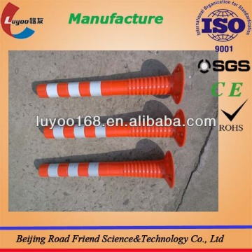 Orange High quality PE Warning Post