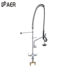 Commercial Stainless Hot And Cold Kitchen Faucet unit