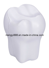 Tooth: 6X6X8.1cm PU Promotion Stress Ball
