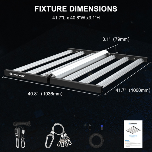 720W LED de espectro dobrável dobrável Crescer luz