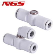 Pneumatic Quick Exhaust Valve Connectors for Air Pipe Joints