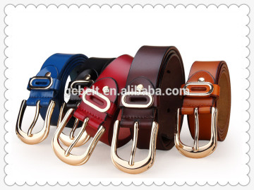 Fashion leather jeans belts for women and ladies