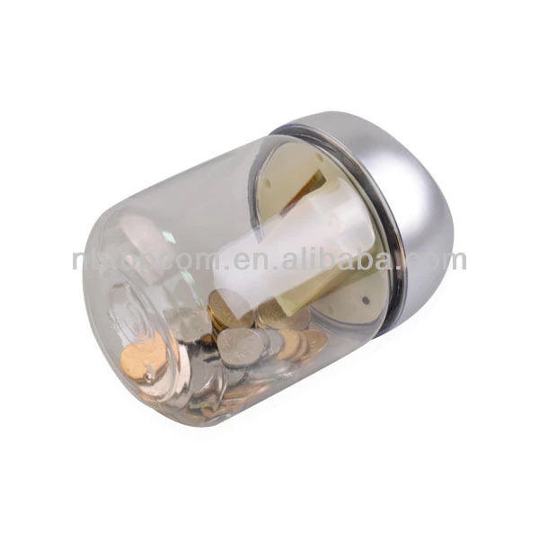 Bank Digital Automatic Counting Counting Coin Bank Jar Μεγάλο κουτί εξοικονόμησης χρημάτων με οθόνη LCD