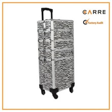 zebra professioinal trolley make up wheels case