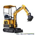 Home use mini excavators 800kg small crawler excavator with swing boom canopy