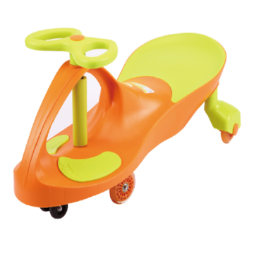 158-13 Kinder schwingen Spielzeugauto mit Flash-Rad